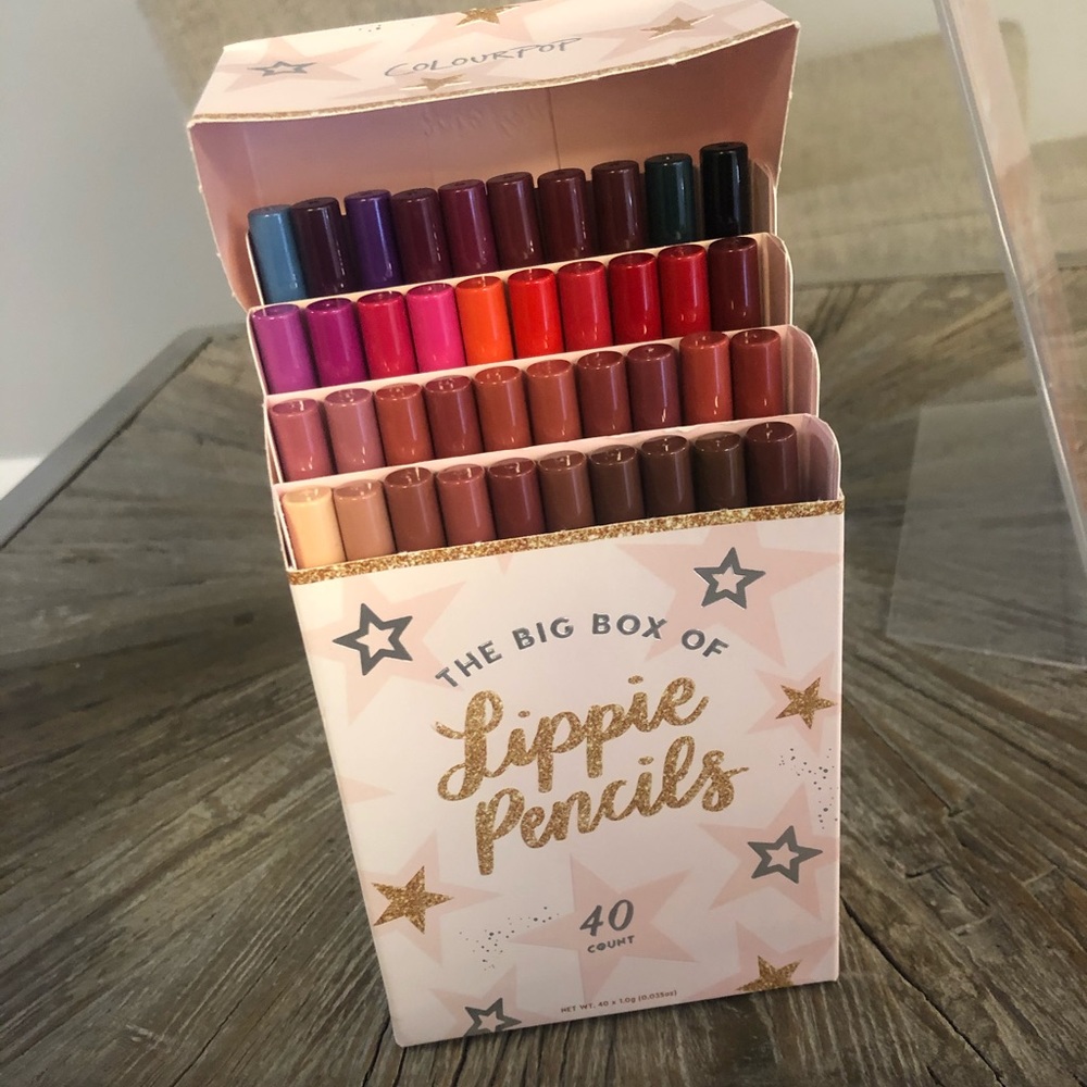 the big box of lippie pencils by colourpop